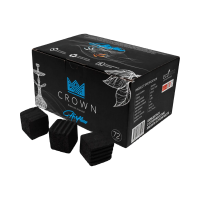 Уголь для кальяна Crown Airflow 72 шт (25 мм)