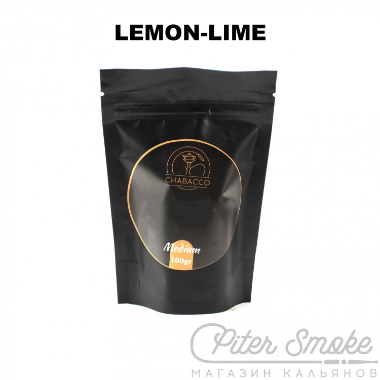 Табак Chabacco Medium - Lemon-lime (Лимон-лайм) 100 гр